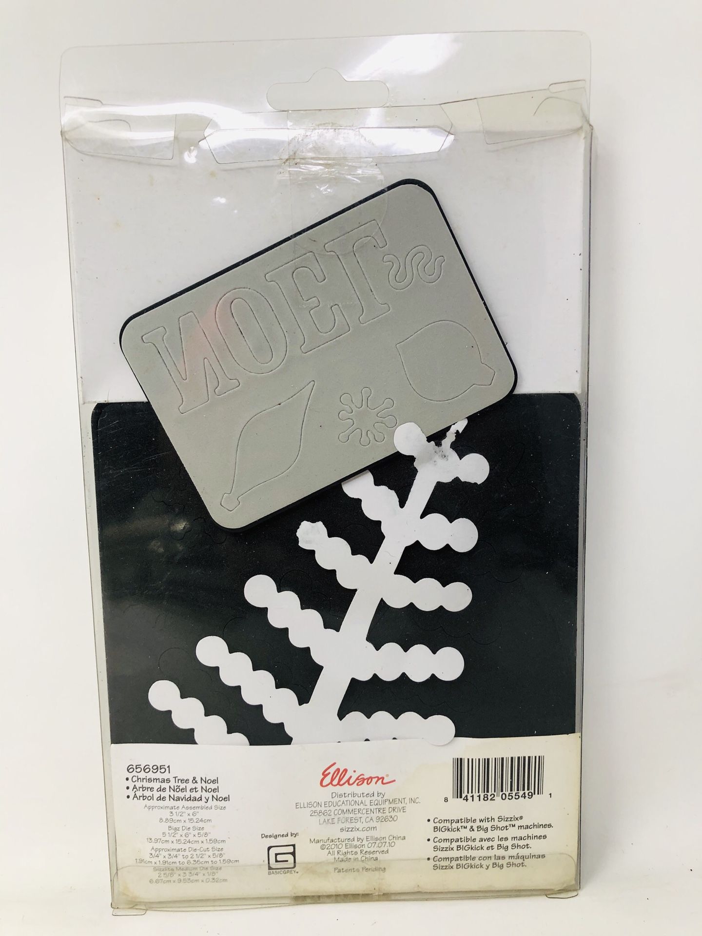 Sizzix Noel tree