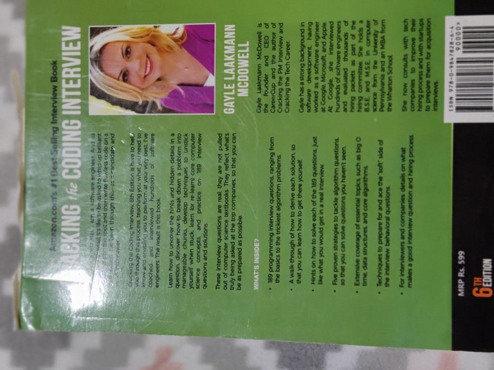 Cracking the Coding Interview Book