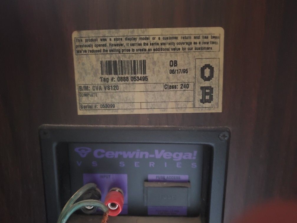 Cerwin-vega VS 120