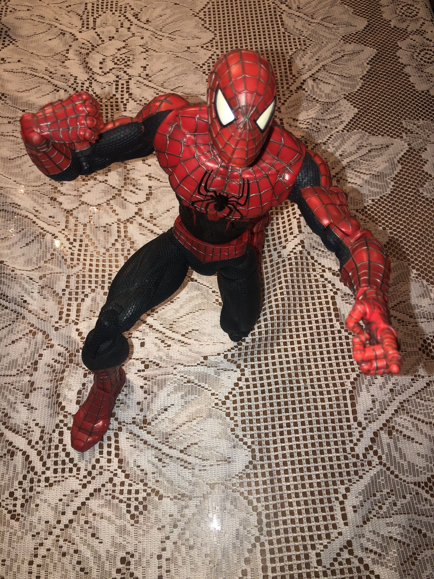 Poseable fully articulated Spiderman Action Figure