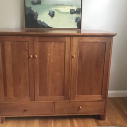 Solid Cherry Storage Cabinet  Thumbnail