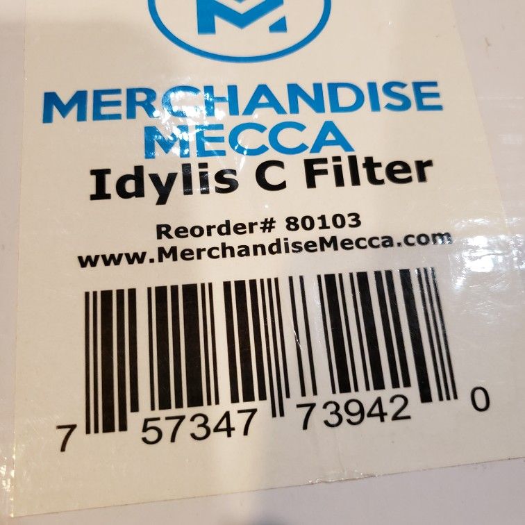 HEPA Air Filter fits Idylis Air Purifier IAP-10-200 IAP-10-280, IAF-H-100C. Size 11 3/4" x 6 3/4". New excellent condition in package.