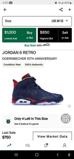 Jordan 6 Doernbecher 2019 Good Cond Sz 11 $400 Thumbnail
