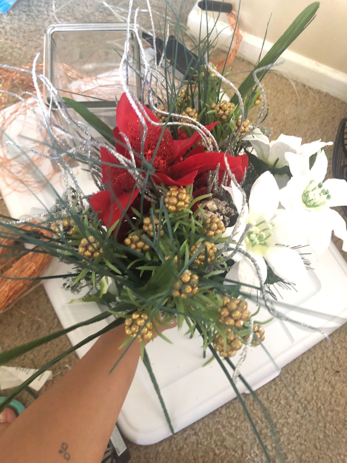 False decoration flowers