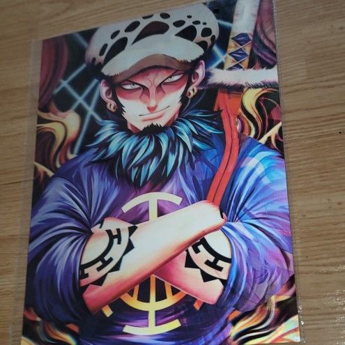 One Piece 3D Holographic Lenticular Anime Poster