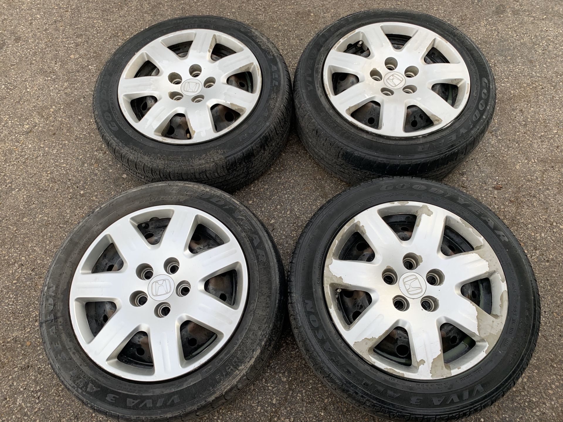 Honda Factory Rims And Tires 5 Lug Wheels 5x4.5 Bolt Pattern (same as