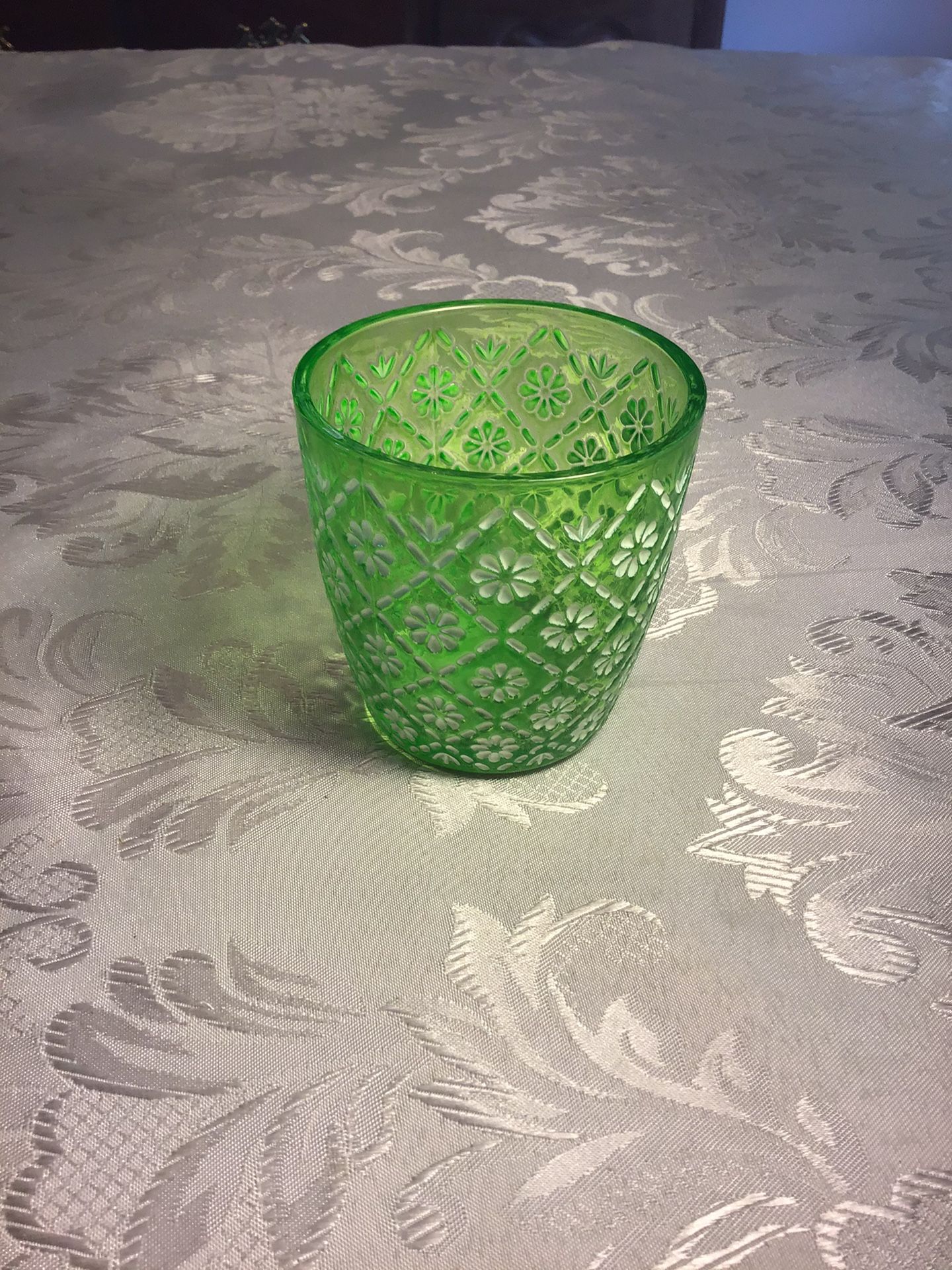 Large Cut Glass Votive Holders, Never Used