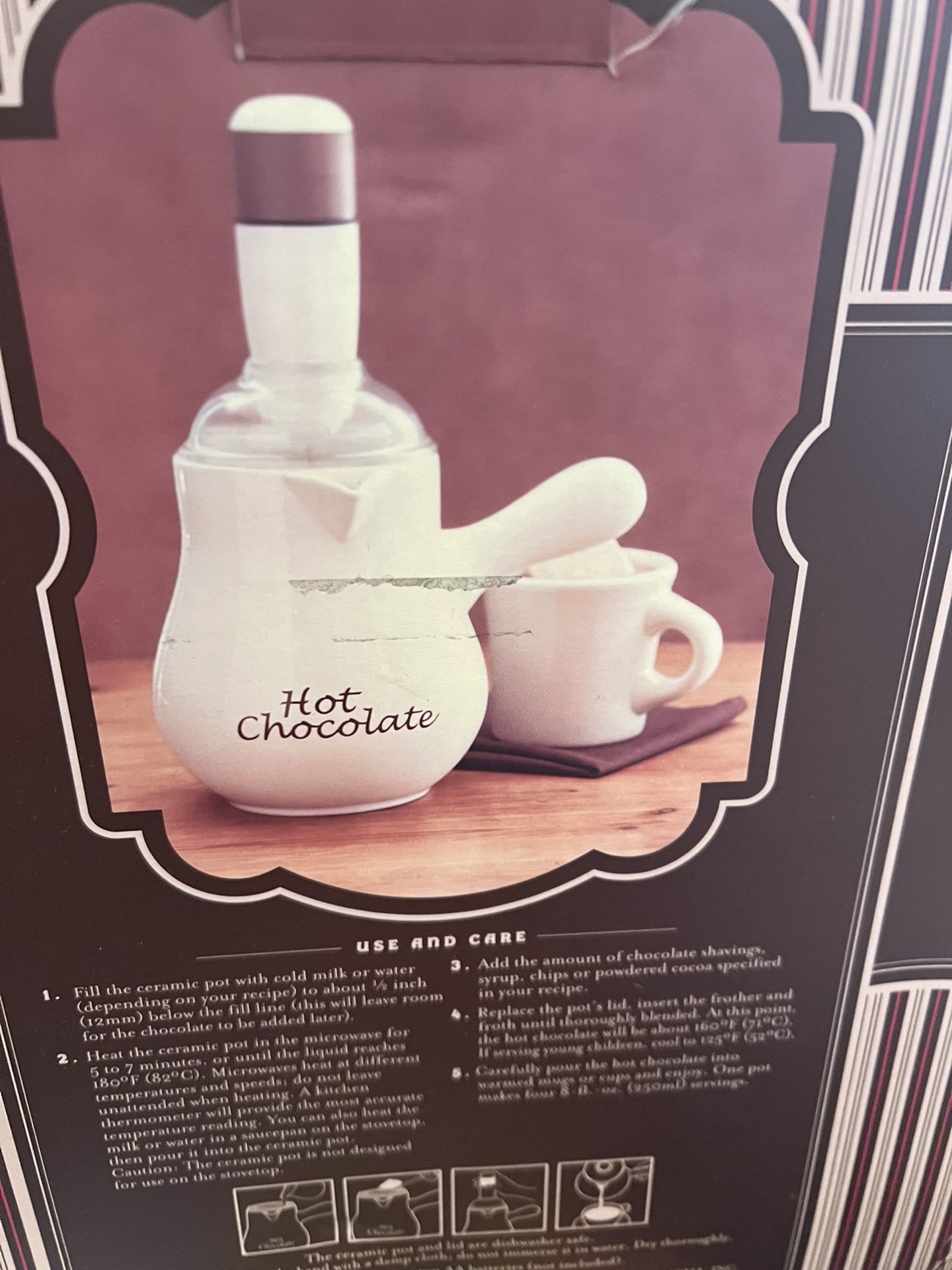 Brand New Hot Chocolate Pot