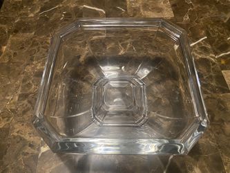 Mikasa Lead Crystal Centerpiece Bowl Hexagon Shaped, 11" x 11" x 6" High Thumbnail