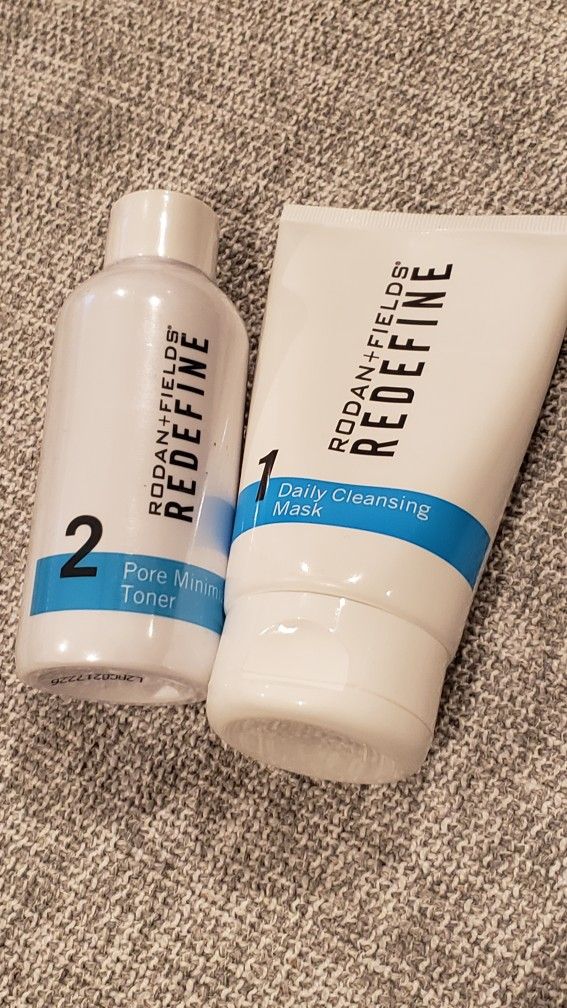Rodan & Fields Redefine Cleaning Mask & Minimizing Toner