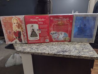 Never Opened Holiday Barbie Collection Thumbnail