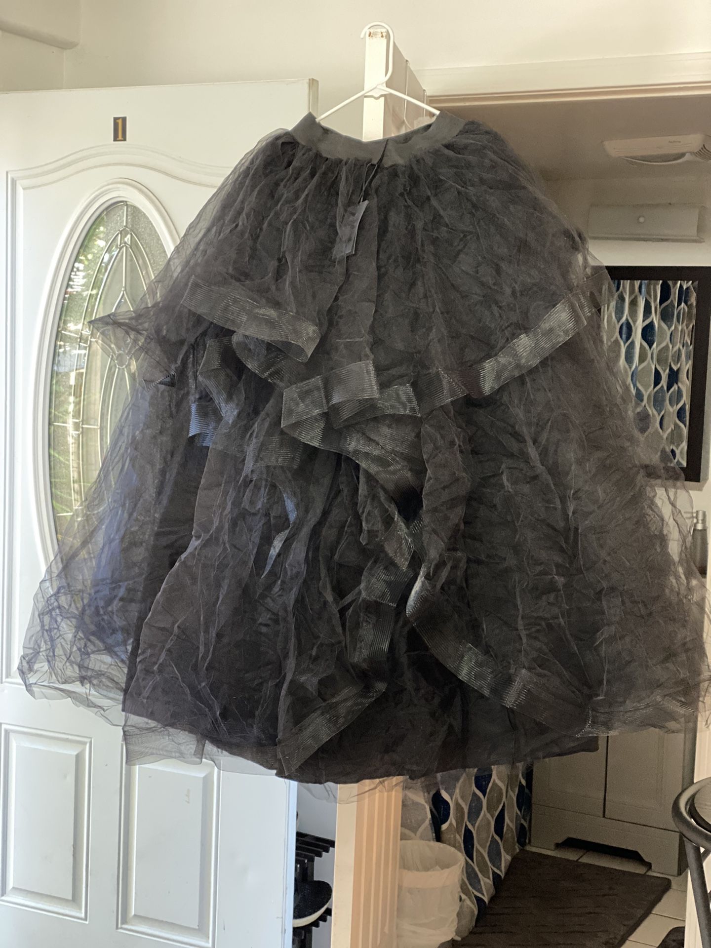Black Puffy Wedding Skirt