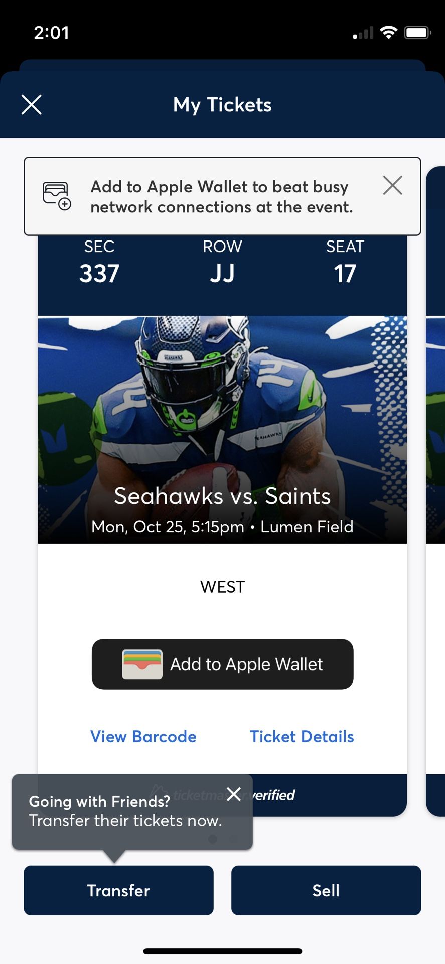Seahawks Season Tickets