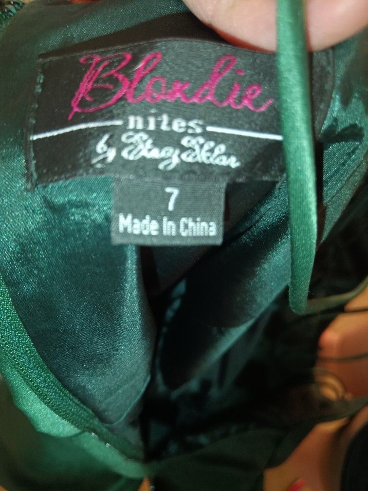 Green Dress Size 7