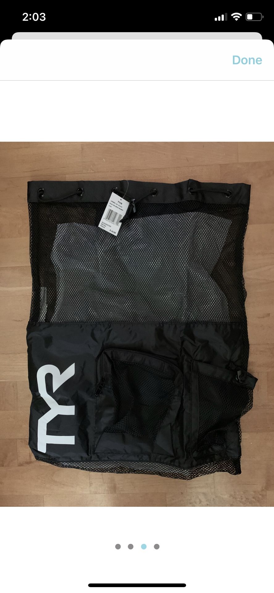 TYR BRAND SWIM MESH BACKPACK