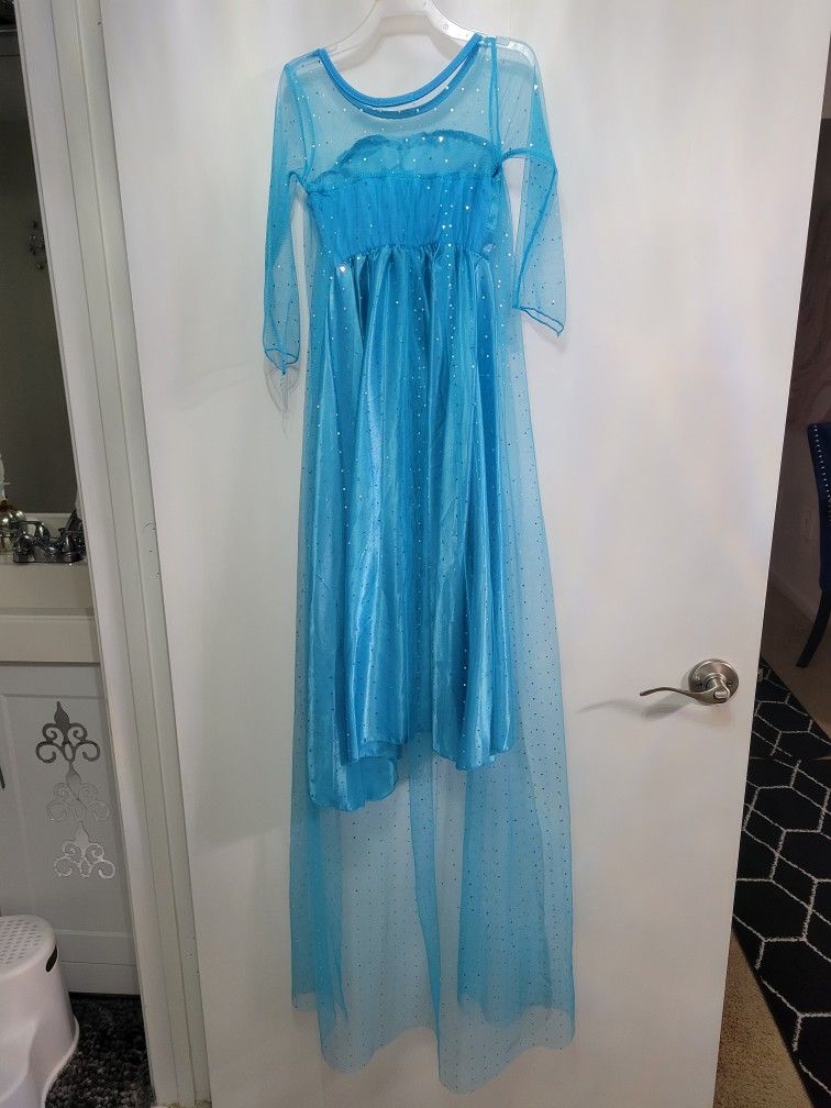 Princess Elsa Dress Costume For Girls. Size 4-5