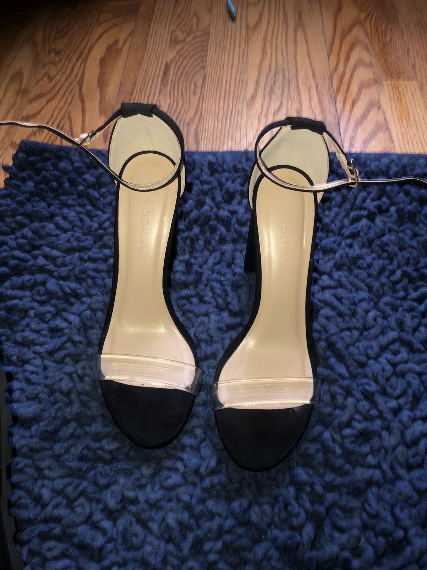Black and transparent Heel