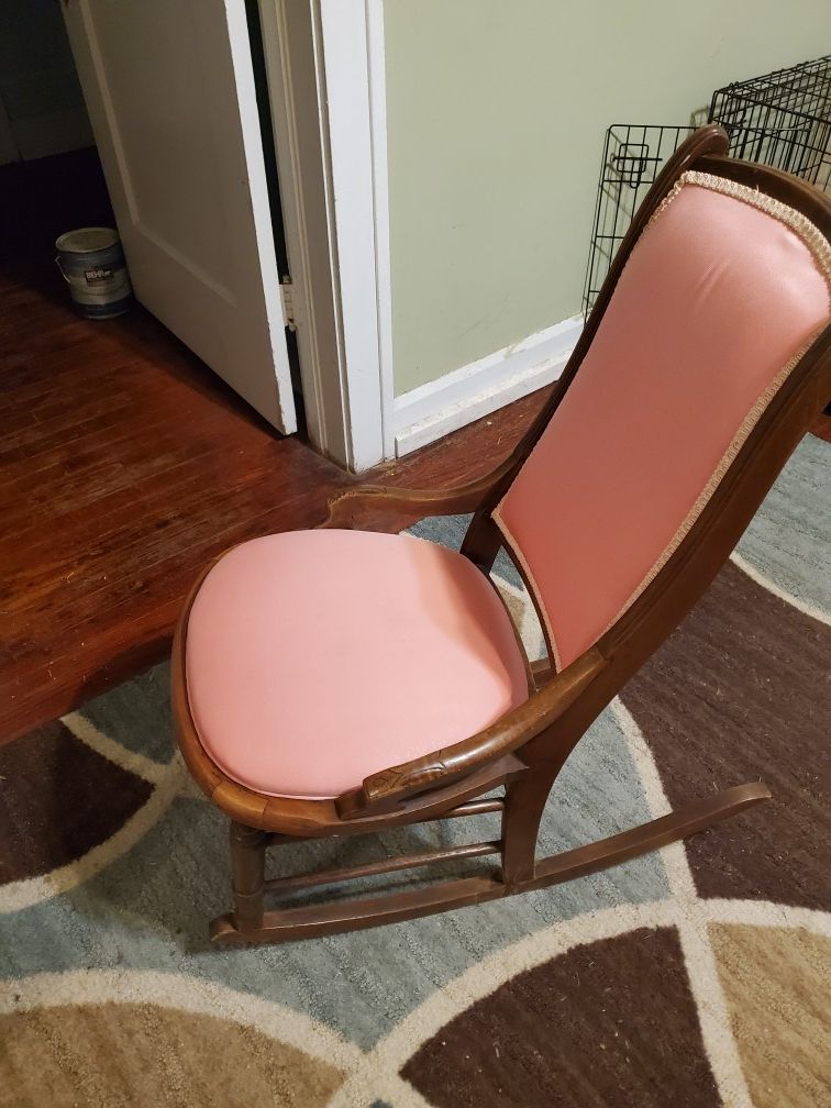 Antique Wooden Rocking Chair
