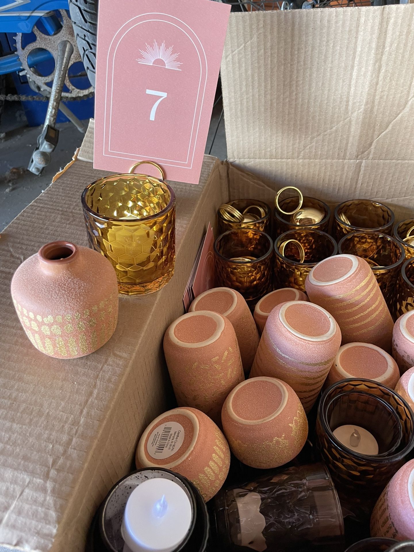 Boho Wedding Decorations /terracotta/gold