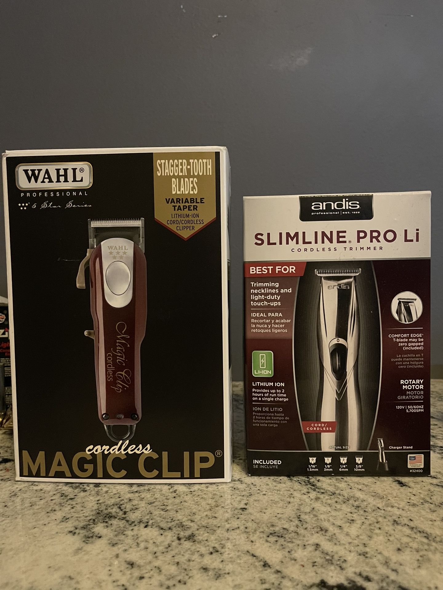 BARBER KIT / Wahl Magic Clippers/ Andis Shaver / Slim Pro