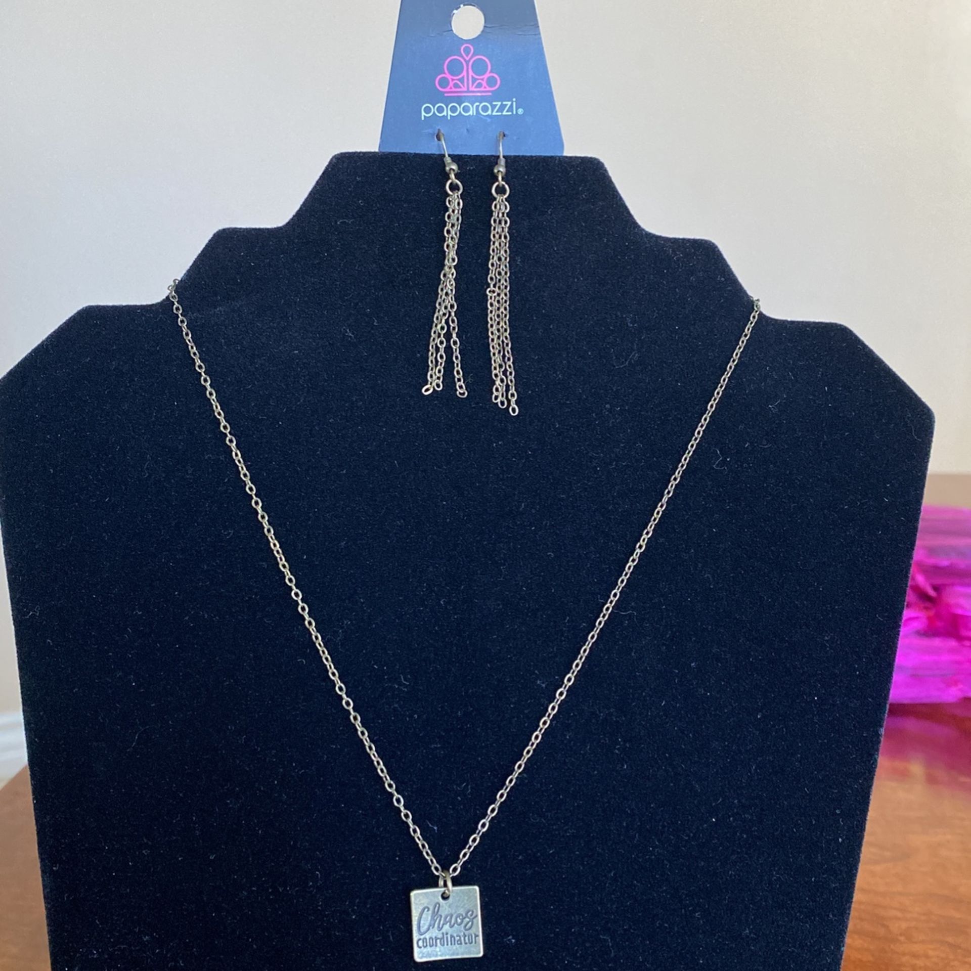 Chaos Coordinator Brass Necklace