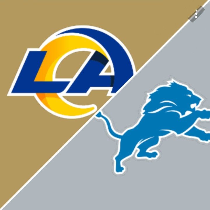 2tx Los Angeles Rams VS Detroit Lions Sunday 10/24 Section 400 row 2.