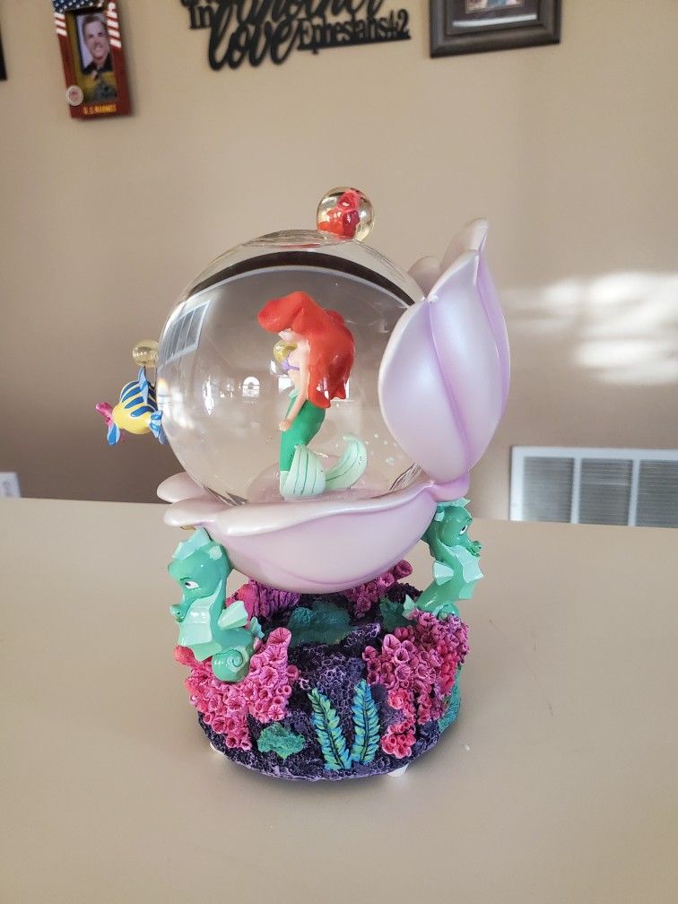 Disney's Ariel music snow globe