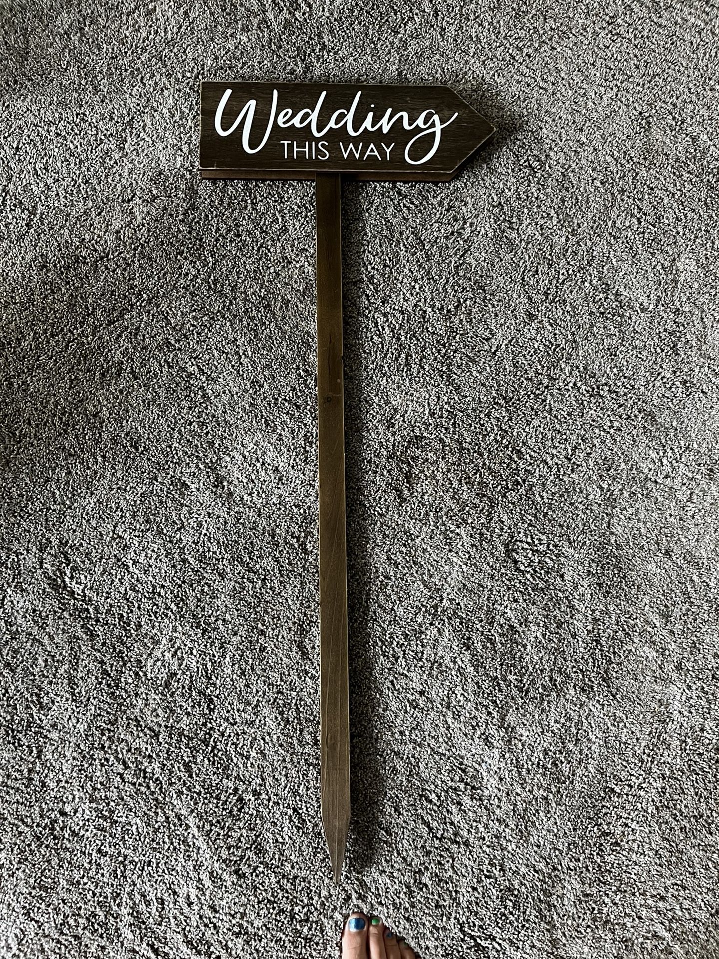 3 Ft Wedding Direction Sig