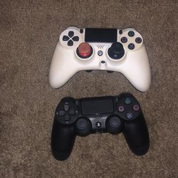 Ps4 Pro With One Regular Ps4 Controller And 1 Scuff Impact  Thumbnail
