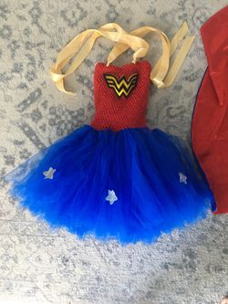 Wonder girl costume size 4/5 Thumbnail