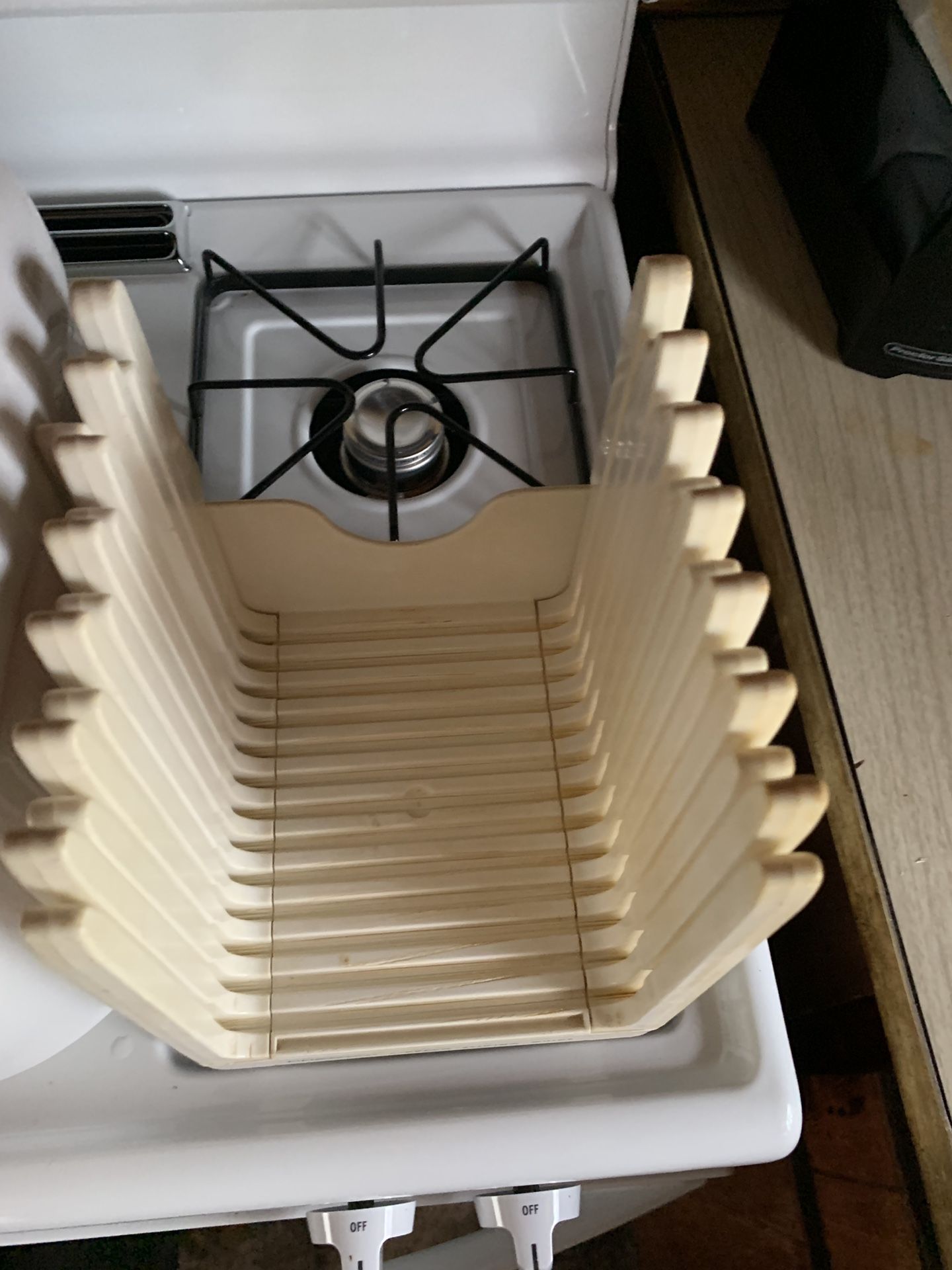 Oster bread maker and Presto bread slicer guide
