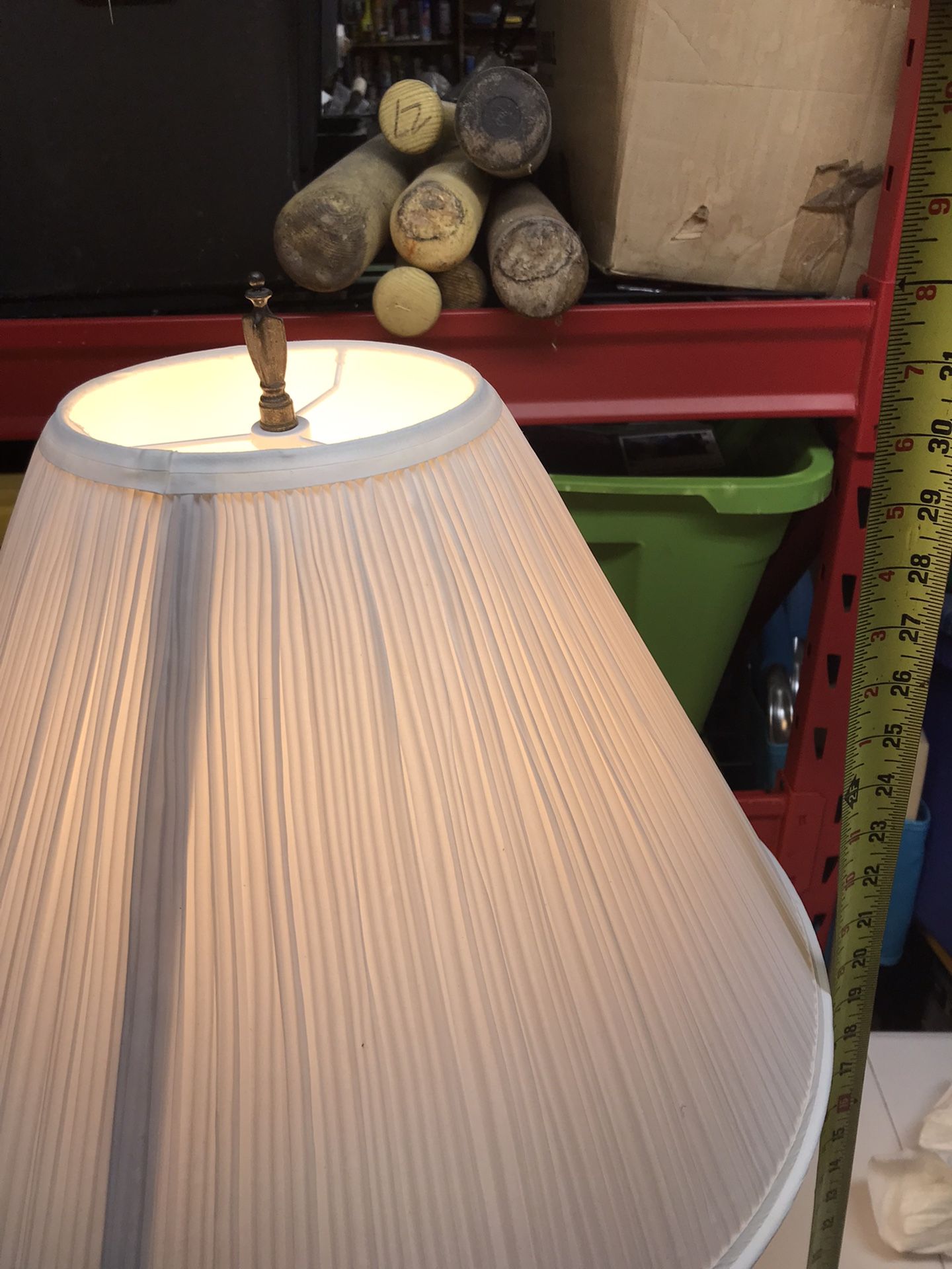 Large Vintage Lantern Style Lamp With Flicker Bulb