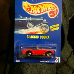1991 HotWheels Classic Cobra Hot Rod Red Thumbnail