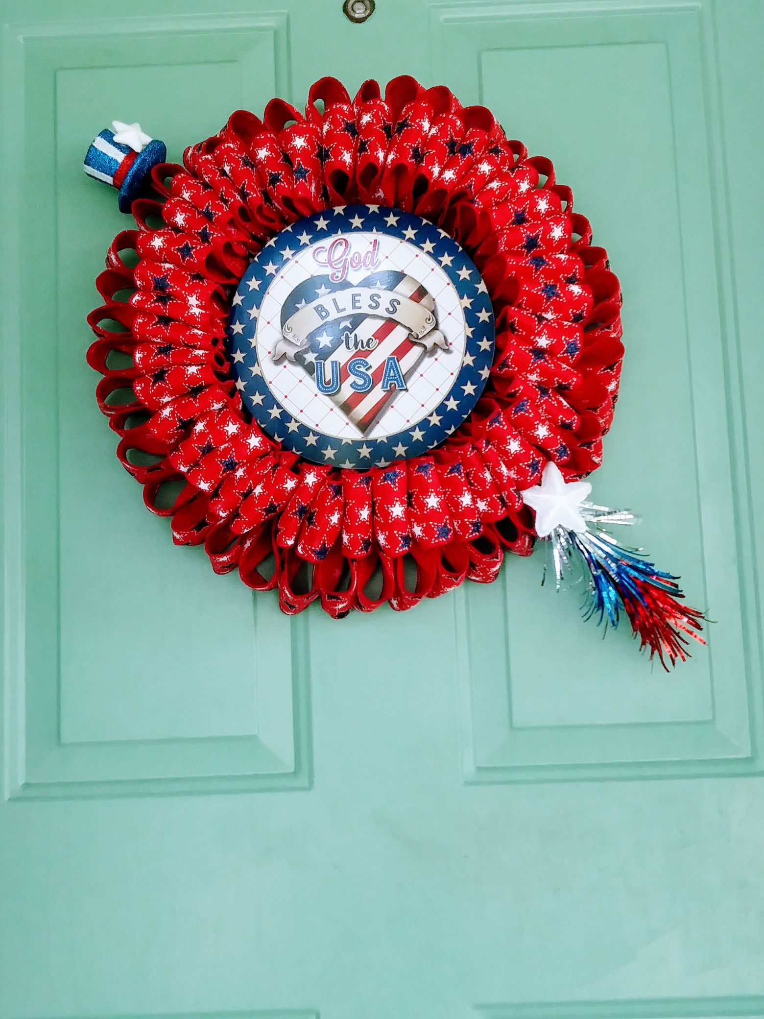America Ribbon Wreath