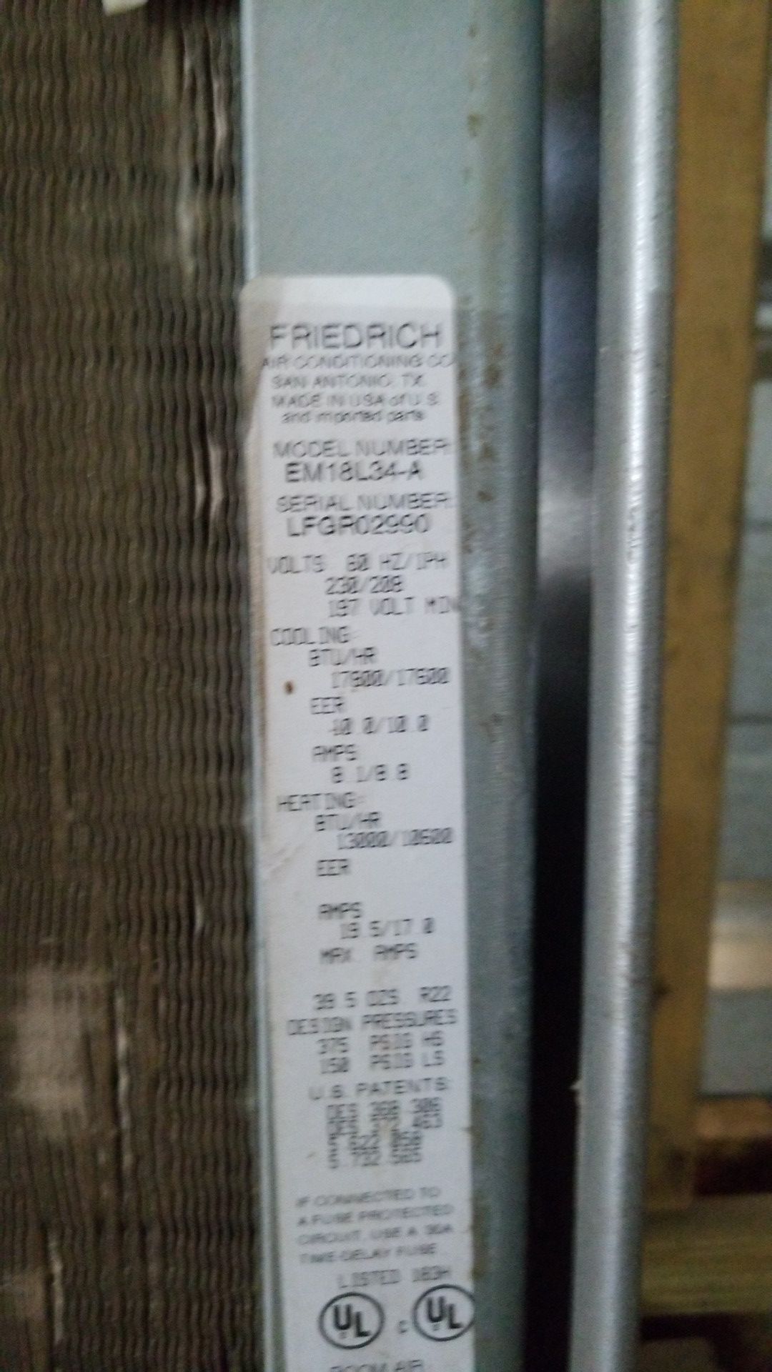 Friedrich twin temp window unit.. for Sale in Bloomingdale, GA OfferUp