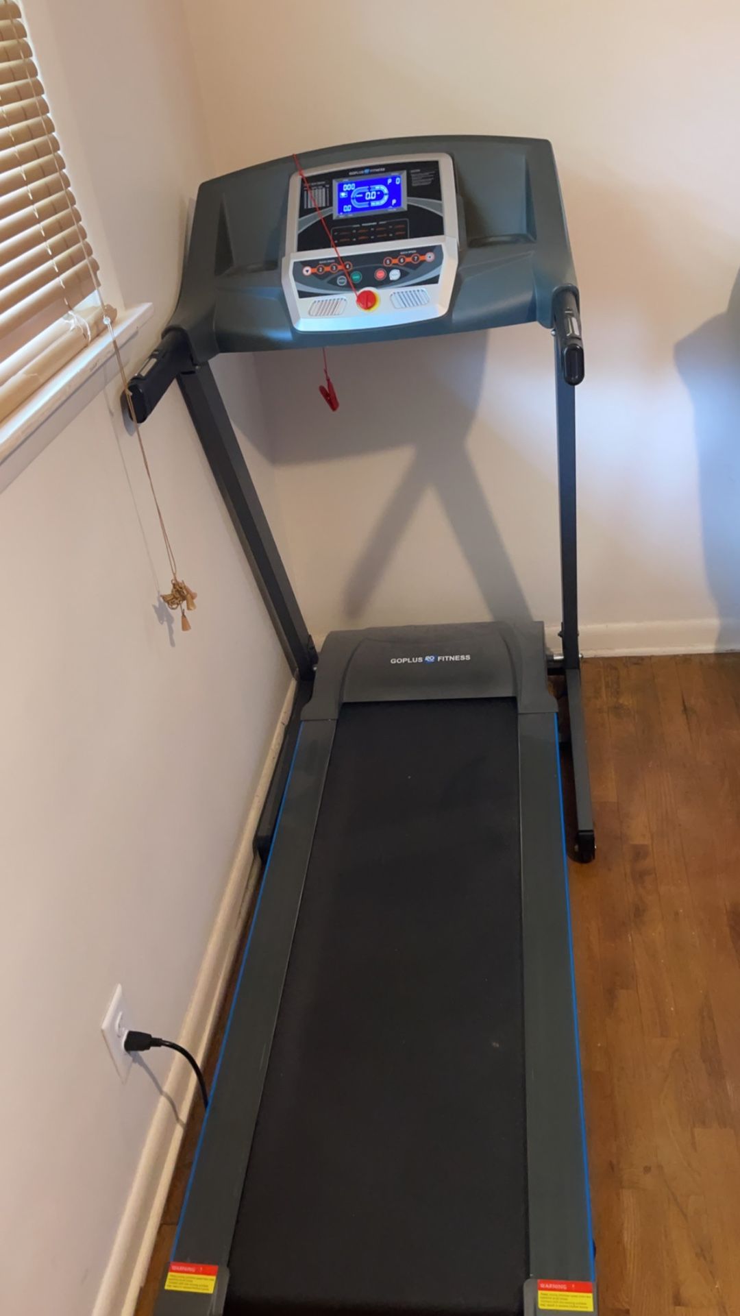 Goplus 2.25HP Folding Electric Treadmill Motorized Power Running Machine
