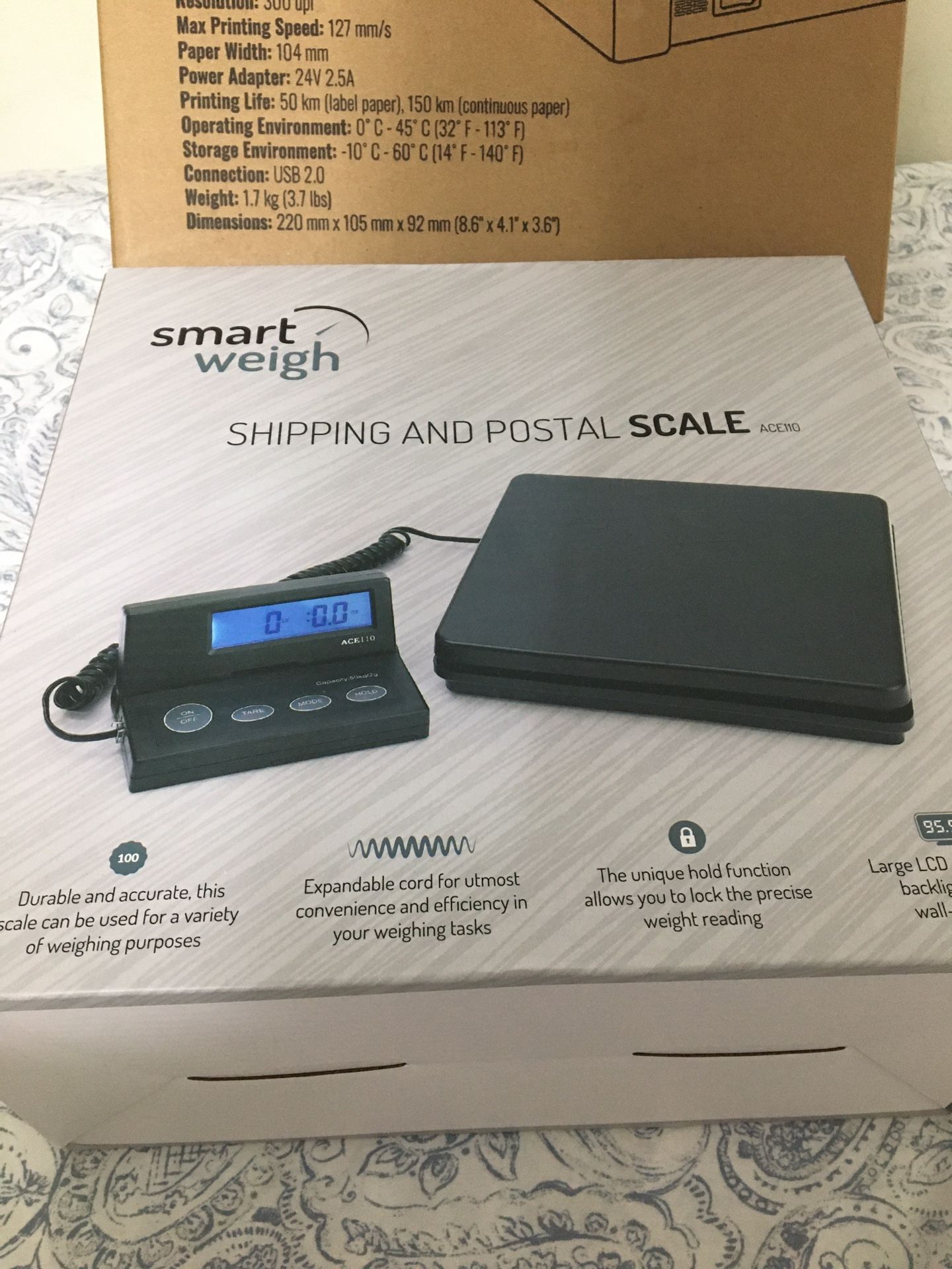 Logia Label Printer And Smartweight Shipping Scale