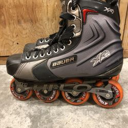 Bauer XR2 Hockey Roller Skates Size 11r Thumbnail