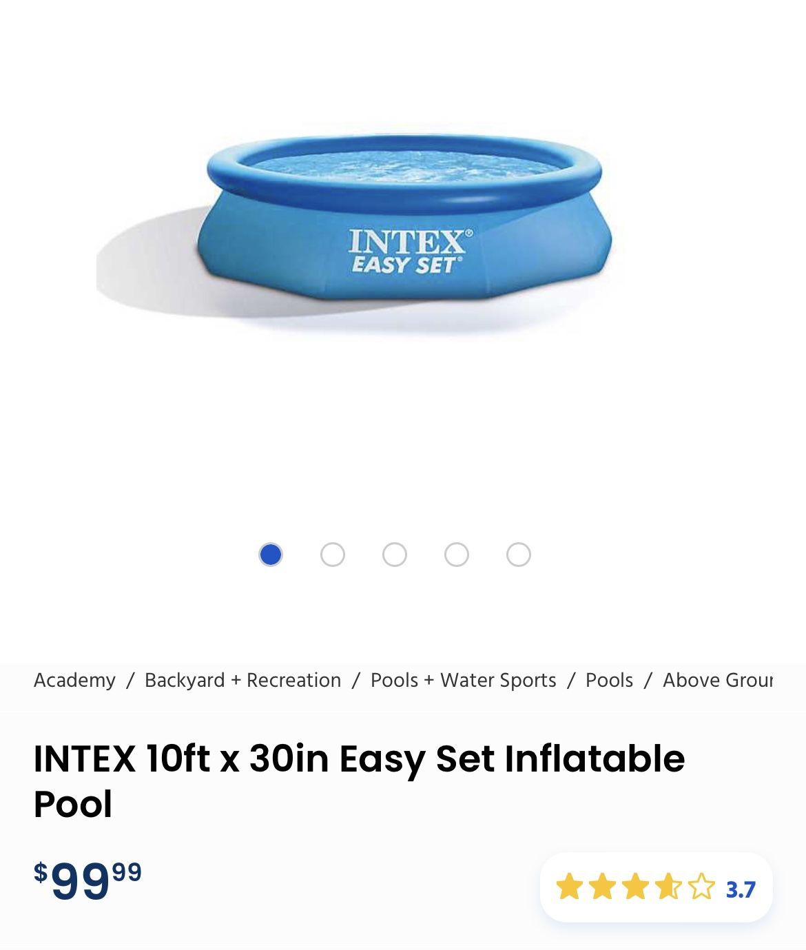 Intex Pool Bundle