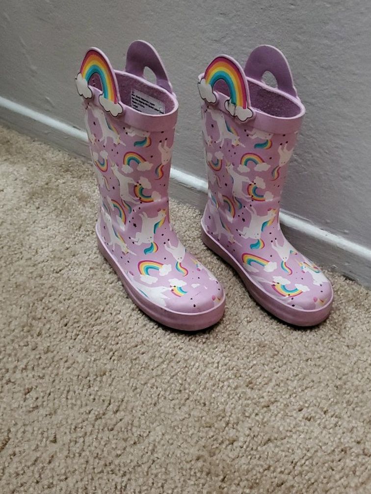 Unicorn Rain boots