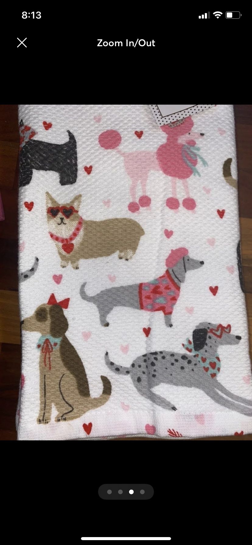 Valentine’s Day Dog Lover Towels 