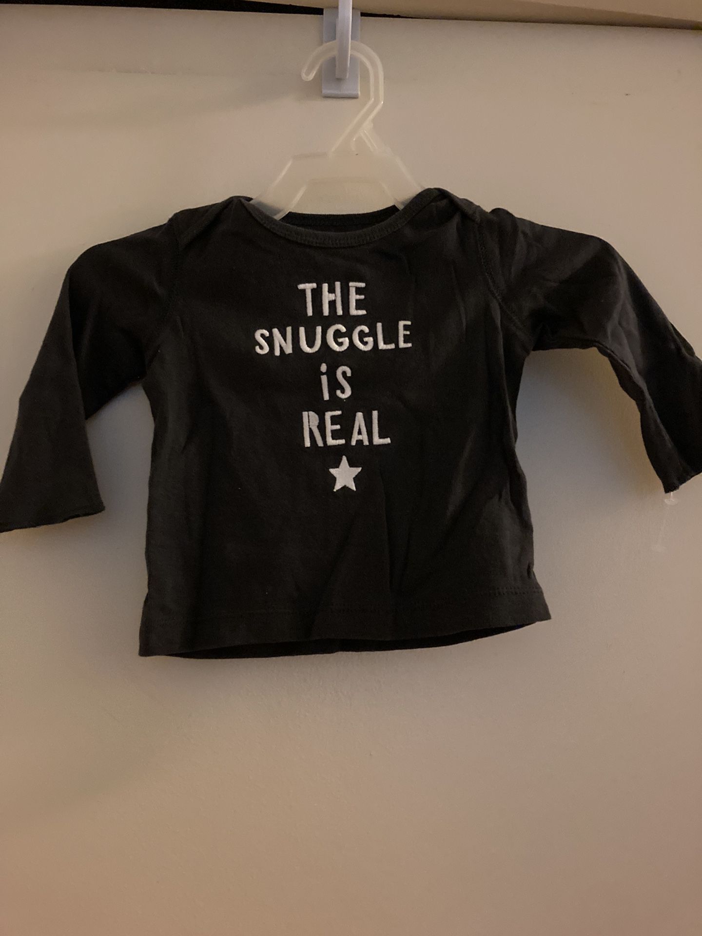 Black Long Sleeve “The Snuggle Is Real” T-shirt (Please Read Description For Price)