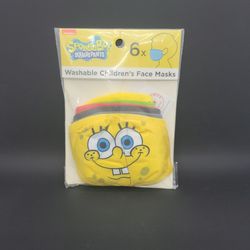 SpongeBob  6pk Washable Children's Face Mask Thumbnail