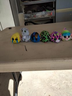 Teeny Ty's Plushies Different Colors  Thumbnail