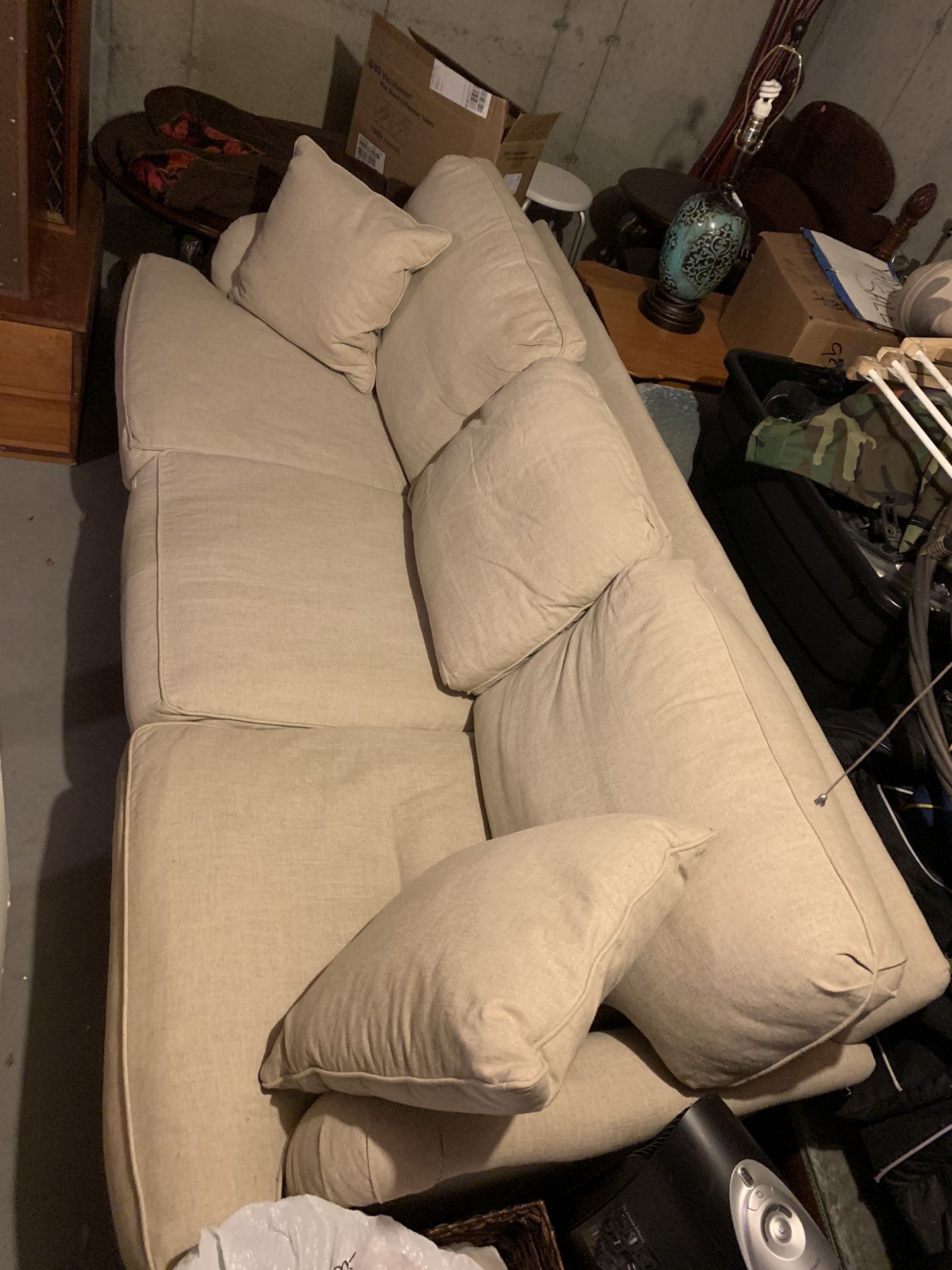 White Couch Very Good Condition