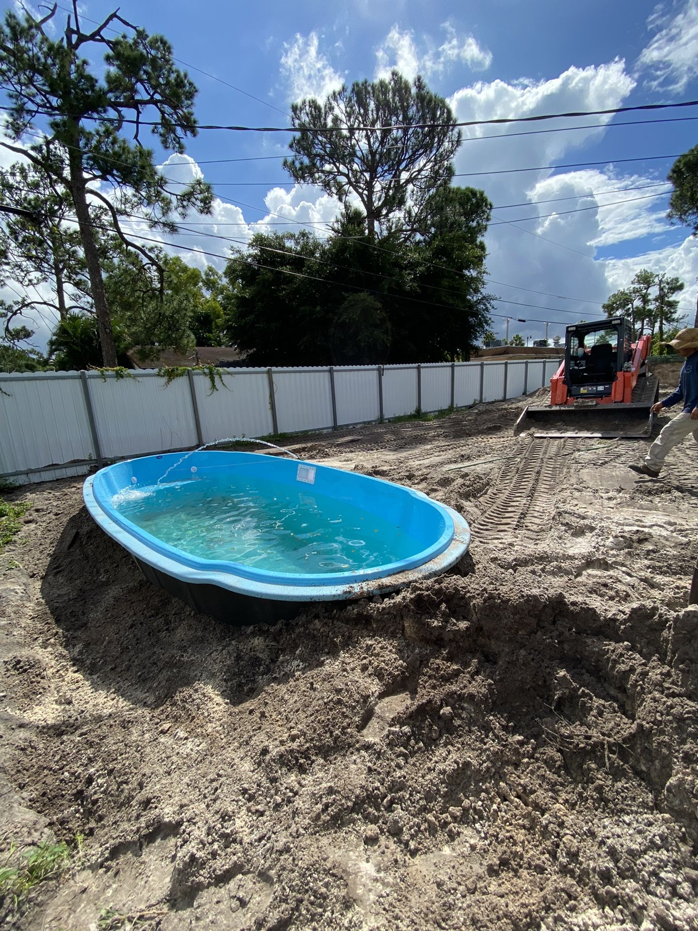 Pools Holes And Bobcat