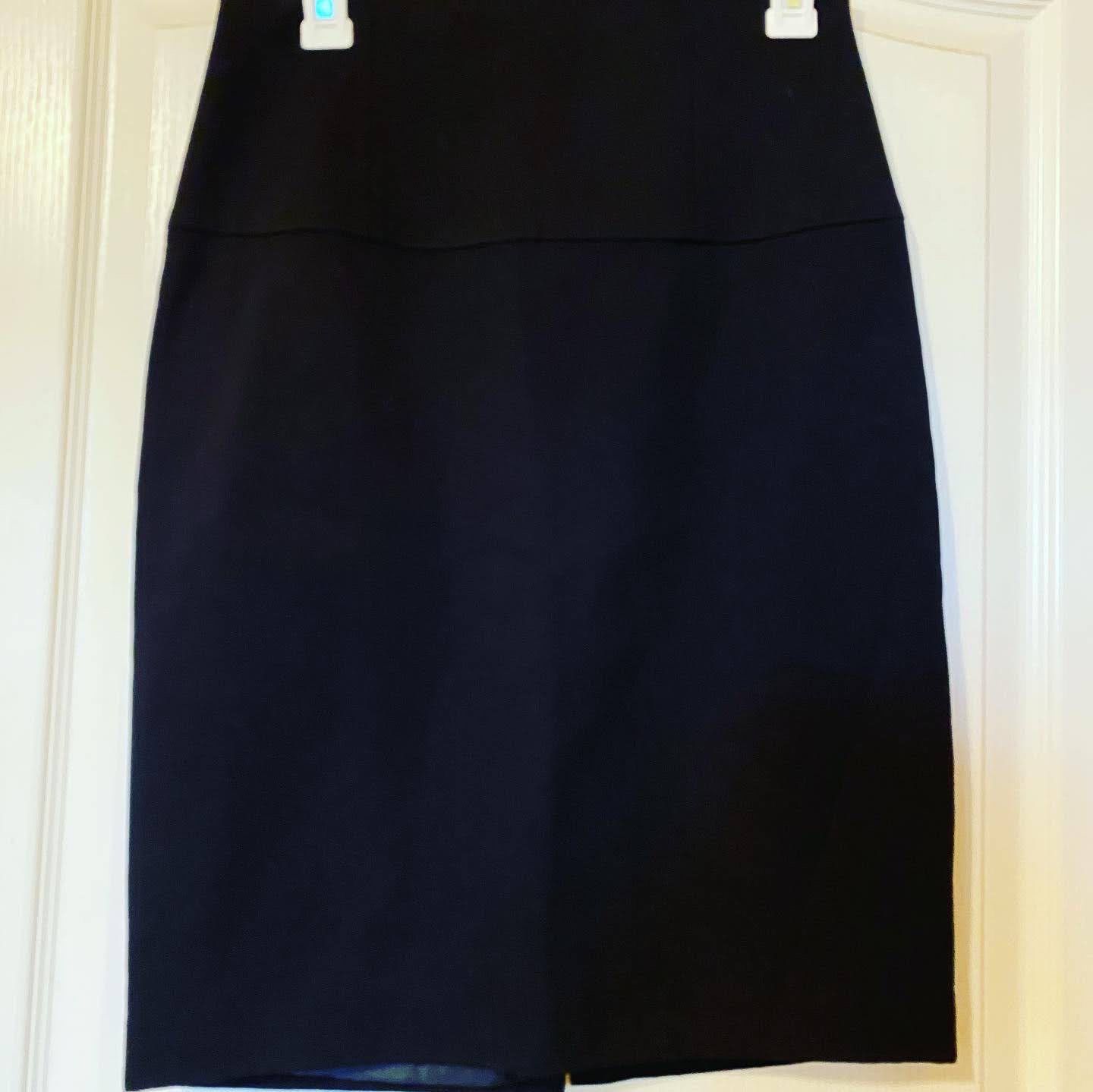 Long Black Pencil Skirt