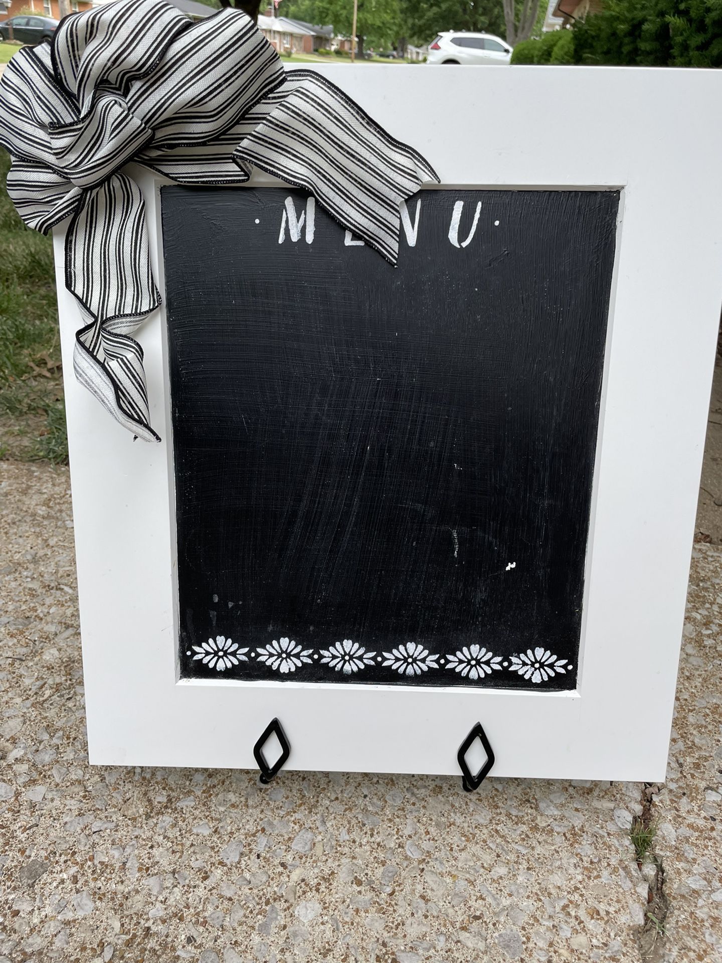 Decor Menu Board W Easel