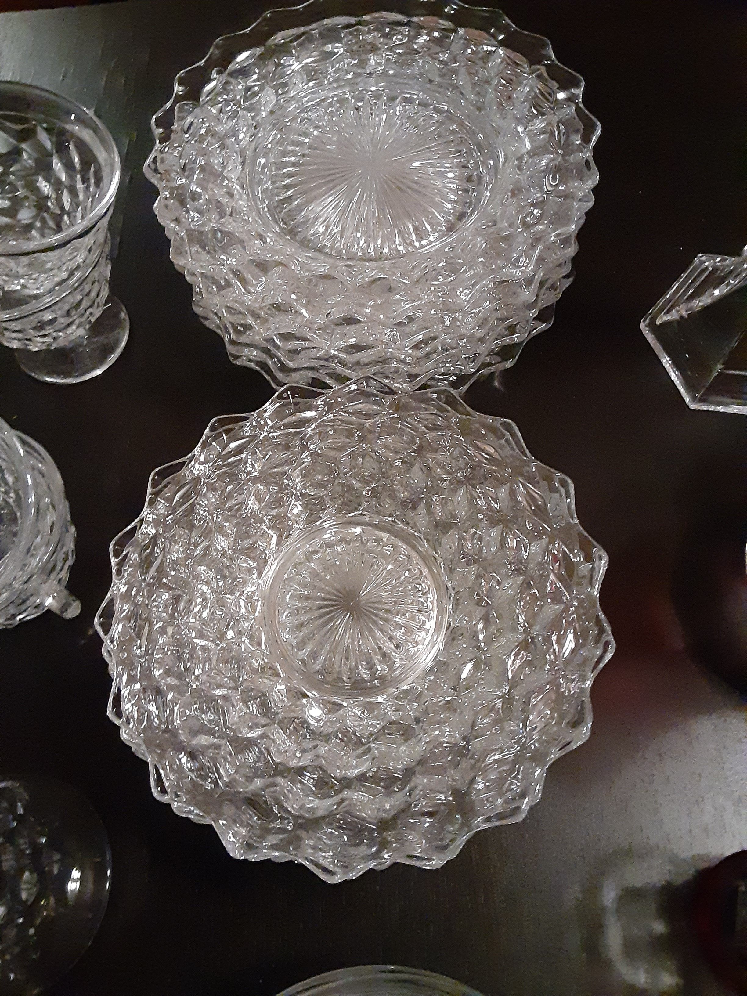 Crystal dish set