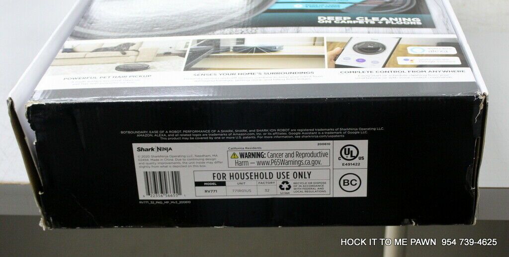 Shark ION Robot Vacuum R77 120min Runtime Wi-Fi BotBoundary NEW